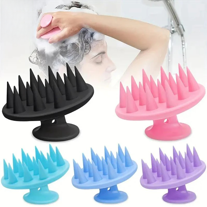 1pc Portable Silicone Head Mas - Hair Care Products 评论和价格